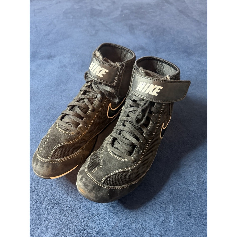 Nike Speedsweep VII Wrestling Shoes Mens Sz 8.5 Black White 366683-001